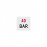 Bedrijfsdruk max. 40 bar