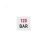 Bedrijfsdruk max. 120 bar