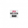 Standaard kernboor opname Weldon 19 mm