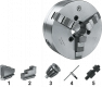 Bison ISO 702-3 (DIN 55027) Zelfcentrerende Drie-Klauwplaat, staal, type 3534