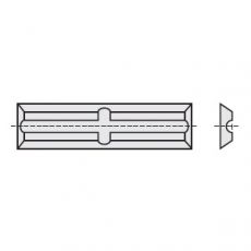 Wisselmessen 30 x 5,5 x 1,1 mm. HC05  z=4