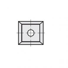 Wisselmessen 10,5 x 10,5 x 1,5 mm. HC05  z= 4