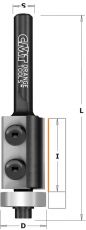 CMT wisselmes kantenfrees Ø16 x 30/67mm. Z=2, schacht Ø8