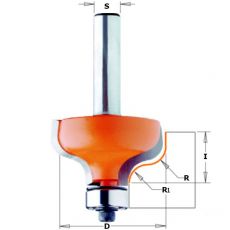 Hm profielfrees Ø 28,7 x 13 mm. R=4