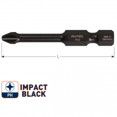 IMPACT bit PH1 L50mm. (Phillips) (5st.)