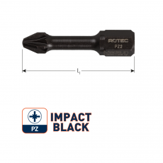 IMPACT bit PZ2 L30mm (Pozi) (10st.)