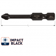 IMPACT bit PZ1 L50mm. (Pozi) (5st.)