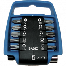 11 delige BASIC bitclip set