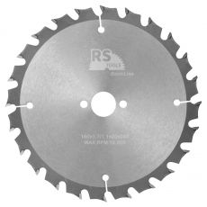 RStools HM cirkelzaag BasicLine Ø160 x 1,7 x 20 mm T=24 wisseltand (spaanbegrensd)