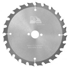 RStools HM cirkelzaag BasicLine Ø165 x 1,7 x 20 mm T=24 wisseltand (spaanbegrensd)