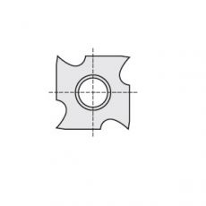 Wisselmessen 18 x 18 x 2,95 mm. voor lamello en groeffrees