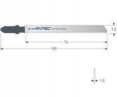 Rotec decoupeerzaagblad DC190