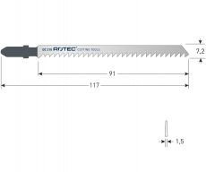 Rotec decoupeerzaagblad DC210