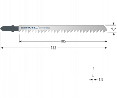 Rotec decoupeerzaagblad DC230