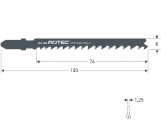 Rotec decoupeerzaagblad DC360