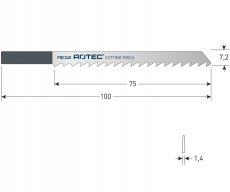 Rotec decoupeerzaagblad FDC240