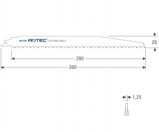 Rotec reciprozaagblad RC170