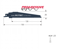 Rotec reciprozaagblad RC370