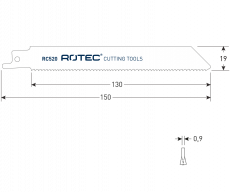 Rotec reciprozaagblad RC520