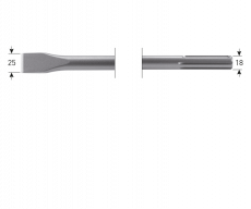 SDS-max Vlakbeitel