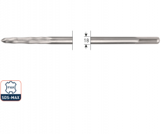 Rotec - SDS-max puntbeitel V-Breaker L= 400 mm.