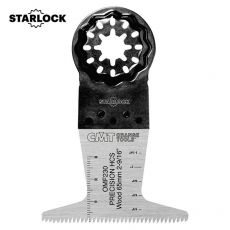 CMT 65mm Starlock HCS multitoolzaagblad met Japanse vertanding voor hout (hard/zacht hout, blokplaat, gipsplaat, kunststof, OSB platen)