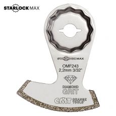 CMT 60mm Starlock MAX diamand grit multitoolzaagblad (keramiek, beton, steen, baksteen, cementvoegen, marmervoegen, epoxyvoegen, tras epoxy)