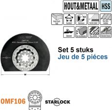 CMT Starlock multitool HSS rond zaagblad, 85 mm. (5 stuks)