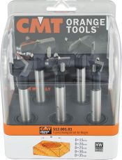 CMT set van 5 HM cilinderkopboren met voorsnijders