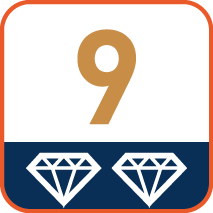 Diamantkwaliteit 9 (PREMIUM)