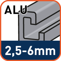 aluminium 2,5-6mm