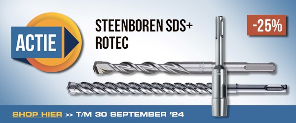 actie september SDSplus hamerboren ROTEC